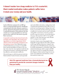 front page of HIV resource