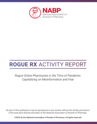 cover of NABP Rogue Rx Activity Report