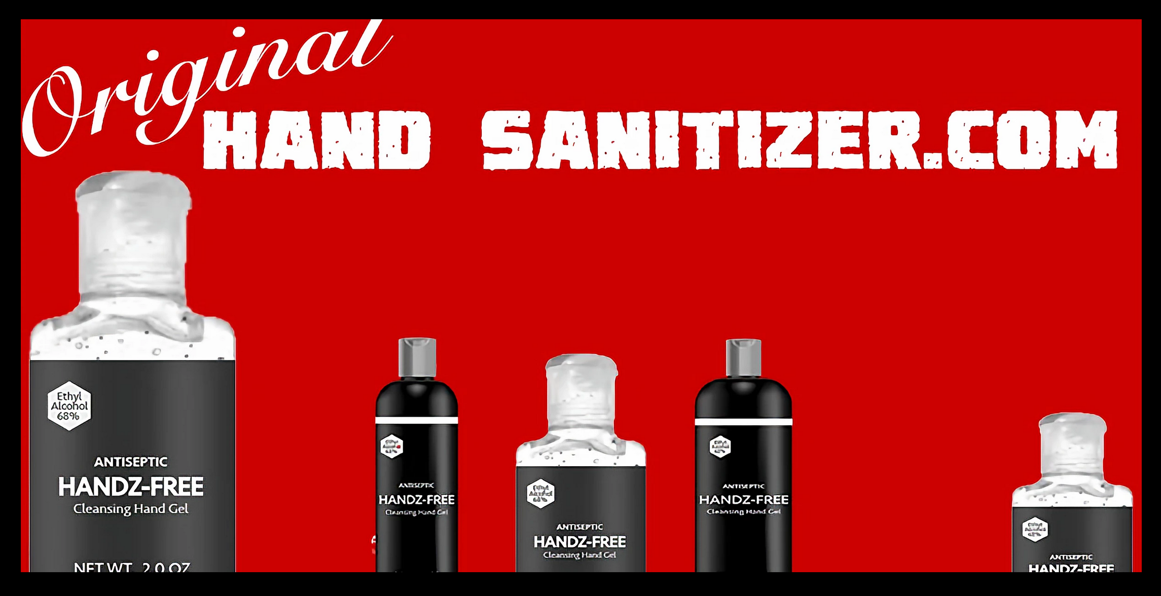 Ad for Handzfree sanitizer