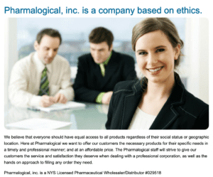 Pharmalogical, inc homepage