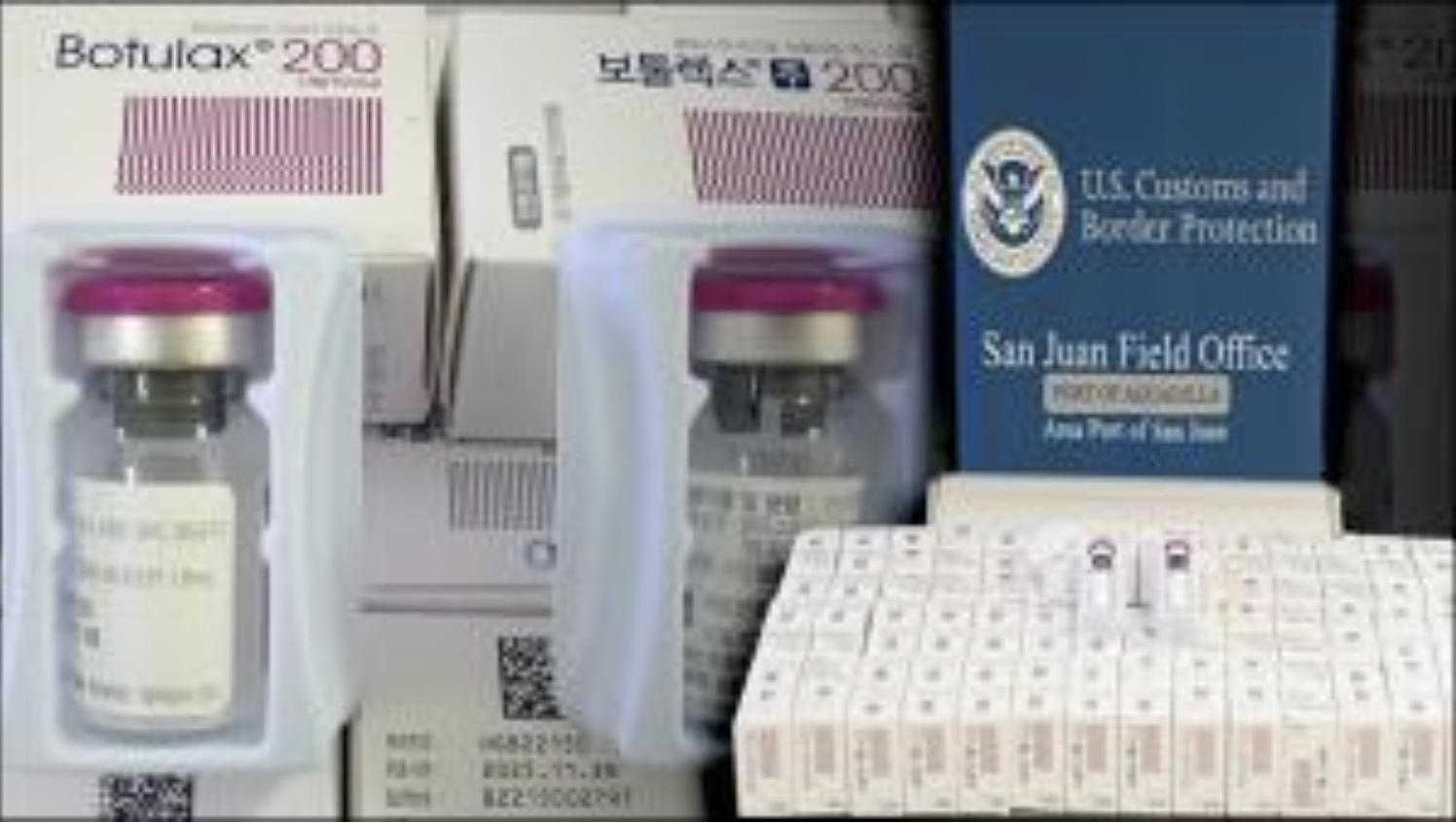 Counterfeit Botox seized by CBP in San Juan, Puerto Rico in July 2023