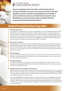 <a href="http://www.safemedicines.org/wp-content/uploads/2019/10/2019-SafeSavings-update-SECURE.pdf">Click here to download a print copy of our Safe Savings resource.</a>