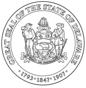 State seal of Delaware