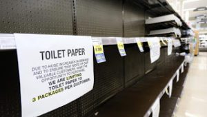 image of empty store shelves