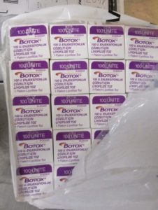 packages of countefeit Botox