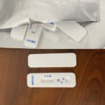 Fake COVID test kits coming our of a foil packet