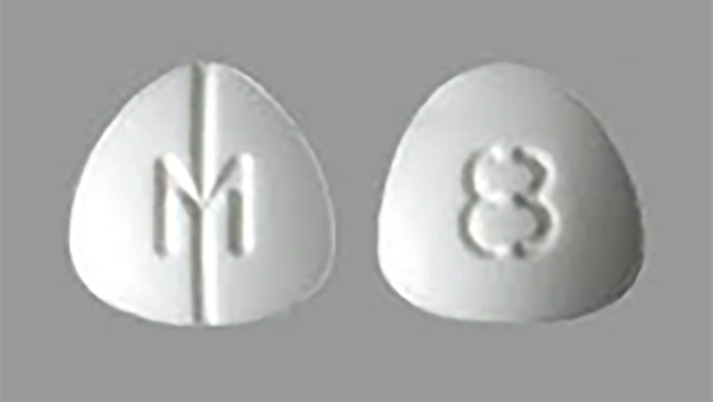 counterfeit dilaudid pills embossed with M and 8