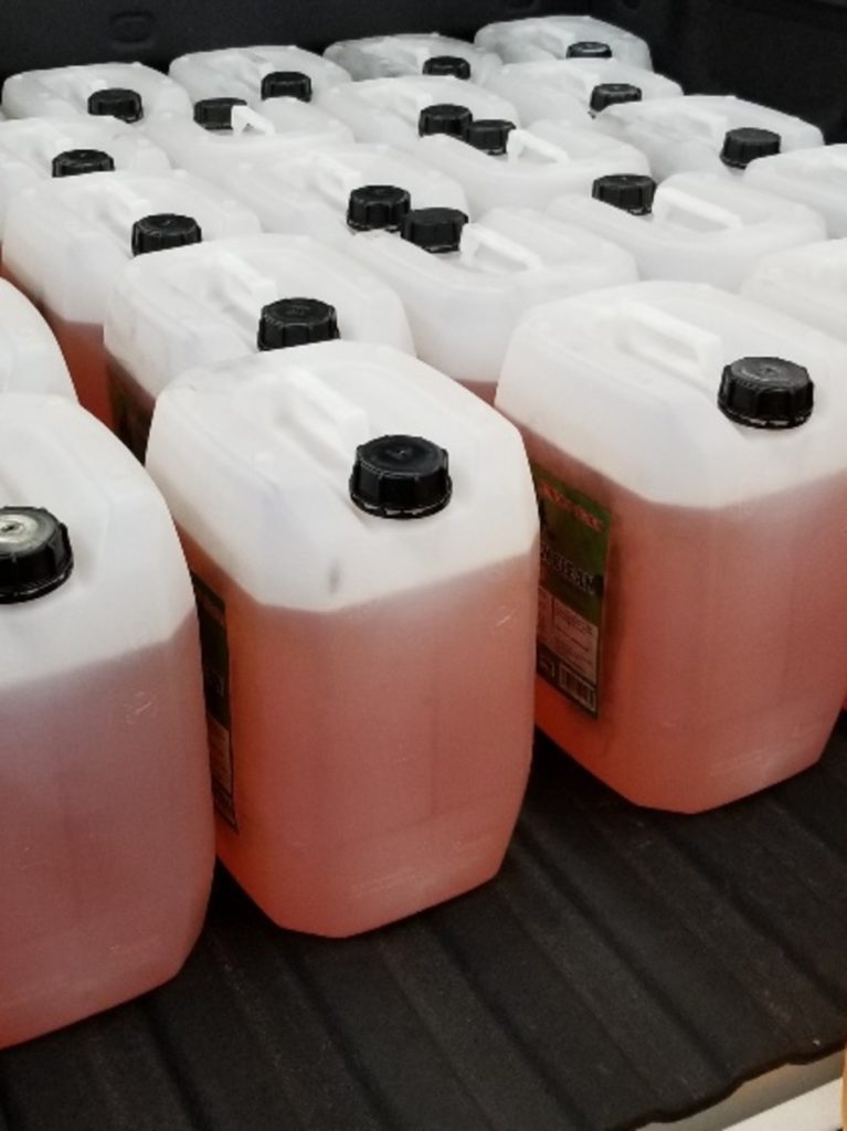 1,500lbs of liquid meth was seized at the border disguised to look like an innocent cleaning liquid. (CBP, Feb. 2020)