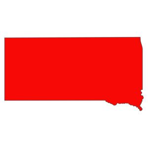state shape of south dakota