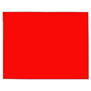 A rectangle representing the shape of Wyoming