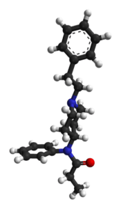 diagram of the fentanyl molecule