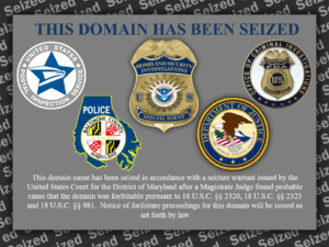 IPRC seized domain banner