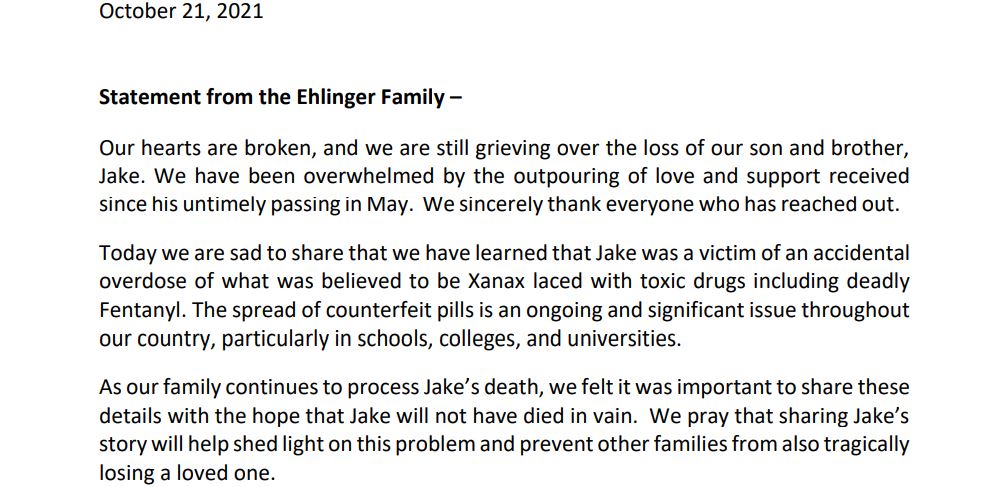 Jake-Ehlinger-Family-Statement