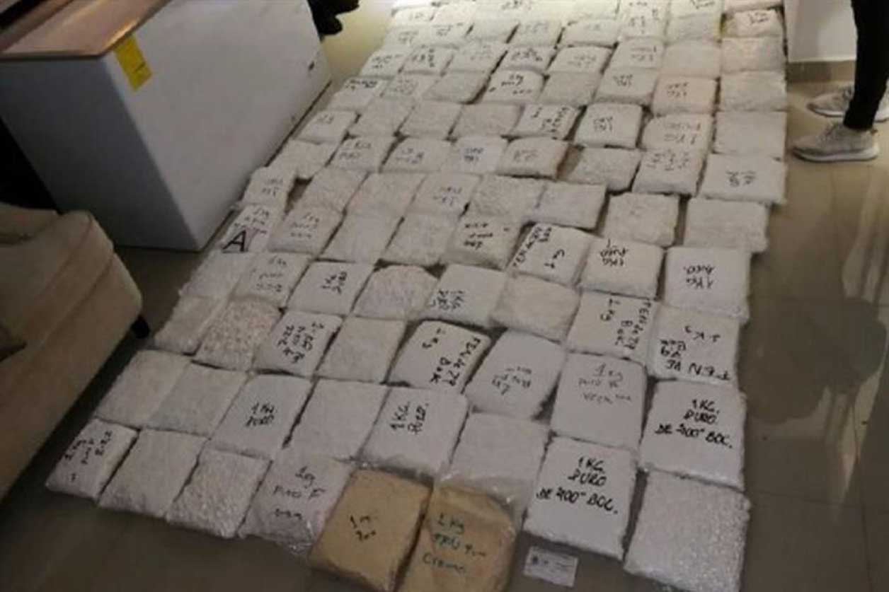 Fentanyl seized in bust in Sinaloa, October 2021. Source: Cuarto Poder de Chiapas