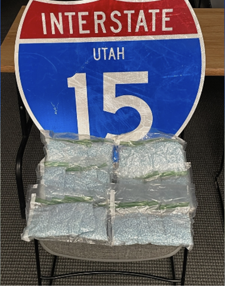 Washington Co. Sheriff (Utah) fentanyl pill seizure May 2023