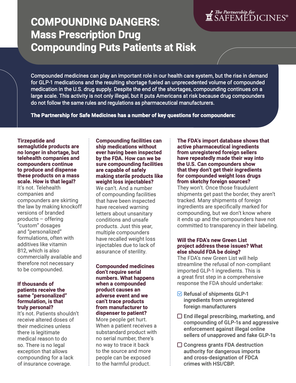 Have patients been harmed by unsafe drug compounding? – Partnership for ...