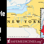 Video cover showing New York map with NYC inset. Title is Lux Lifestyle Fueled by Med Crimes