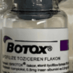 A vial of fake Botox