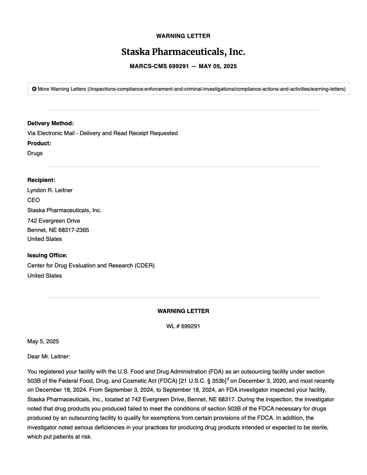 Staska-warning Staska-warning