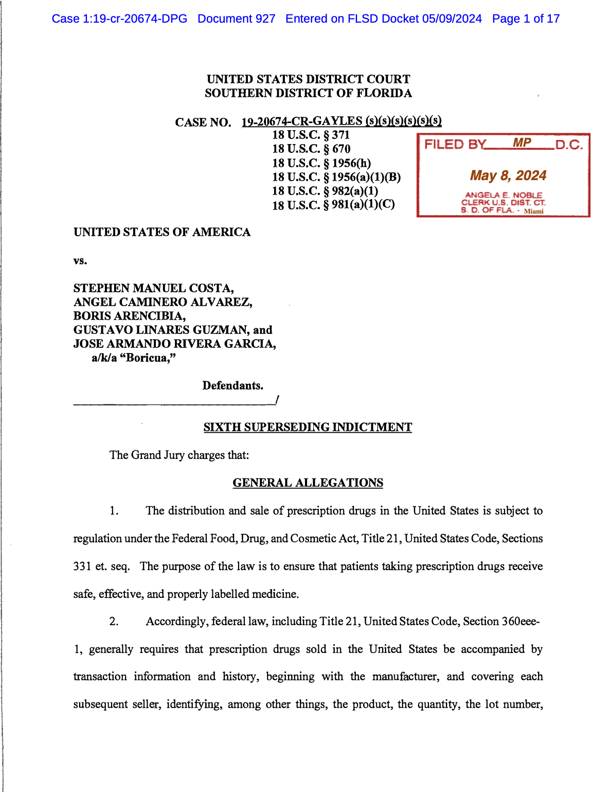 Costa-6th-indictment