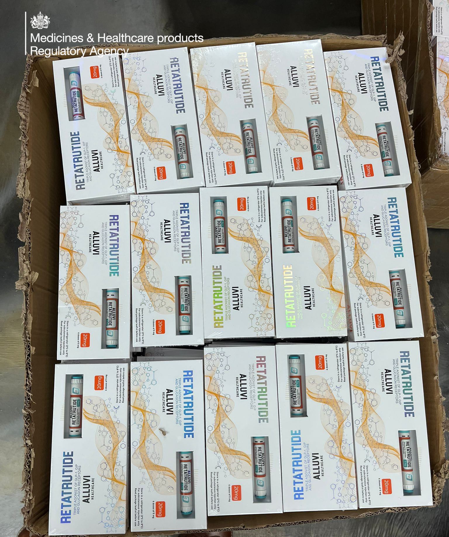 Alluvi-Reta-Pens-UK-10-2025 Reta pens seized in an illicit factory in Northampton UK, October 2025