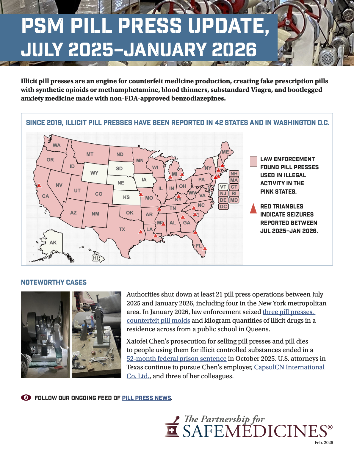 thumbnail of first page of pill press report