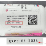 Photos of diverted medicine bottles from the civil complaint, Gilead Sciences v Pain Relief Rx et al