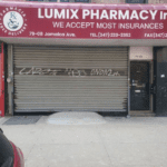 A closed pharmacy front
