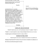cover of civil complaint