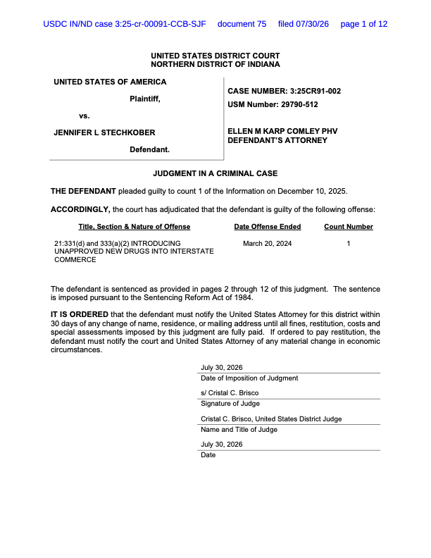 Stechkober judgment